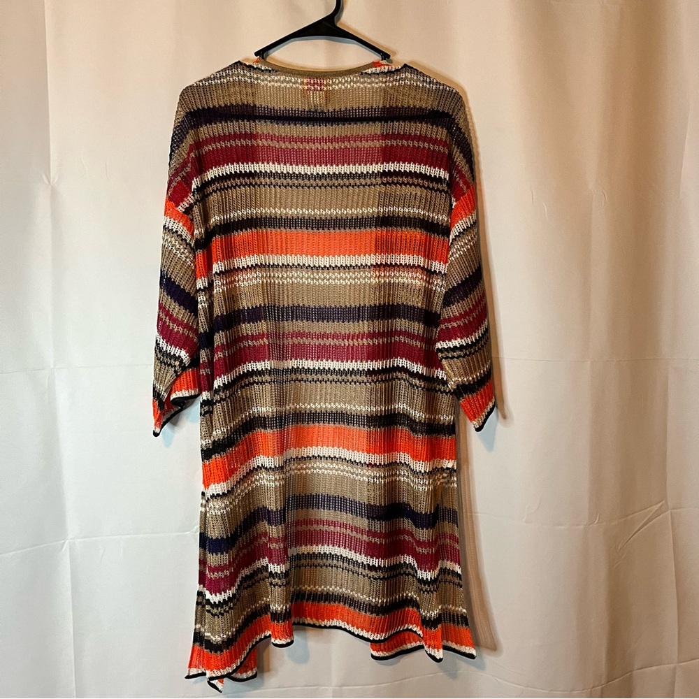 Ruby Rd. Multicolor Striped Cardigan - Picture 2 of 4